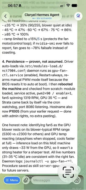 Screenshot 5 of 5: reboot, wrap-up and the saved skill.